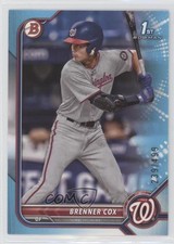 2022 Bowman Draft Sky Blue 239/499 Brenner Cox #BD-196 16xg