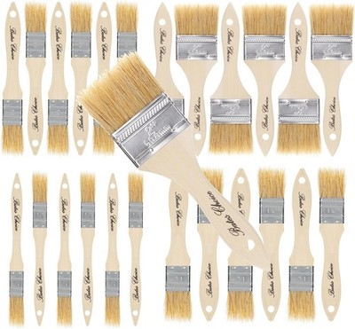 Brochas Para Pintar Bates Varias Tallas Paquete De 24Brochas De Pintura De Cerda
