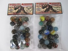 2 BAGS OF RINGLING BROS. CIRCUS COLLECTOR MARBLES