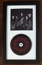 FRAMED Motionless In White Signed Decades Photo Card Auto Beckett BAS COA & CD