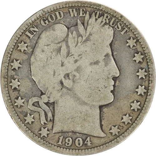 1904-O Barber Silver Half Dollar VG Uncertified #960