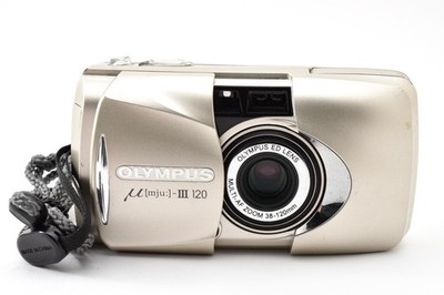 【 NEAR MINT 】 Olympus μ mju III 120 Point & Shoot 35mm Film Camera JAPAN...