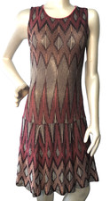 Aldomartins Anthropologie flared Dress Stretch Knit 6