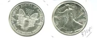 1986 AMERICAN SILVER EAGLE 1 OUNCE SILVER COIN CHOICE BU 8724T
