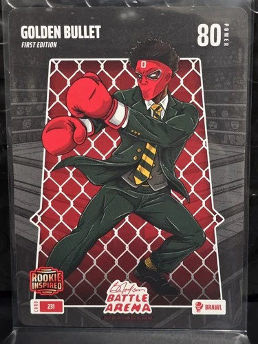 2026 Bo Jackson Battle Arena Golden Bullet Matt Golden #241 Brawl First Edition