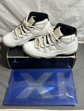 2014 NIKE Air Jordan 11 RETRO White LEGEND BLUE BLACK size 11 Men 378037