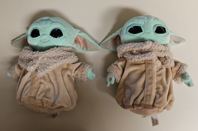 2 Mattel Star Wars Baby Yoda The Child Grogu Plush A#14084