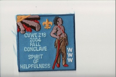 2004 Lodge 218 Cuwe Fall Conclave OA patch