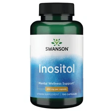 Swanson Inositol 650 mg 100 Capsules