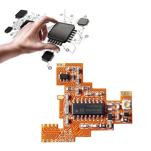 SI4732 V6.8 FPC + Câble d'écriture de fréquence pour UVK5 K6 Kurzwel5859 - Photo 5/8