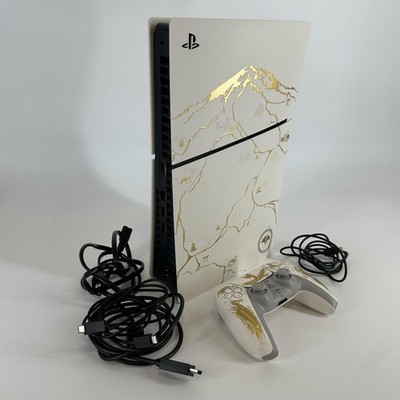 Sony PlayStation 5 Slim Disc Edition Console White 1TB w/ Controller - Excellent