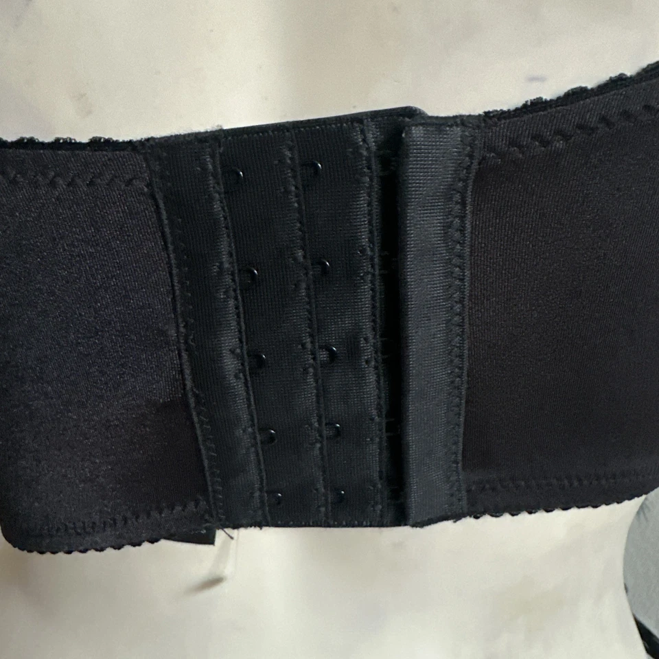 Bustier Bebe Aubrey Pluma Joya Talla S Negro $98 Minorista Nuevo con Etiquetas Foto 3 de 4