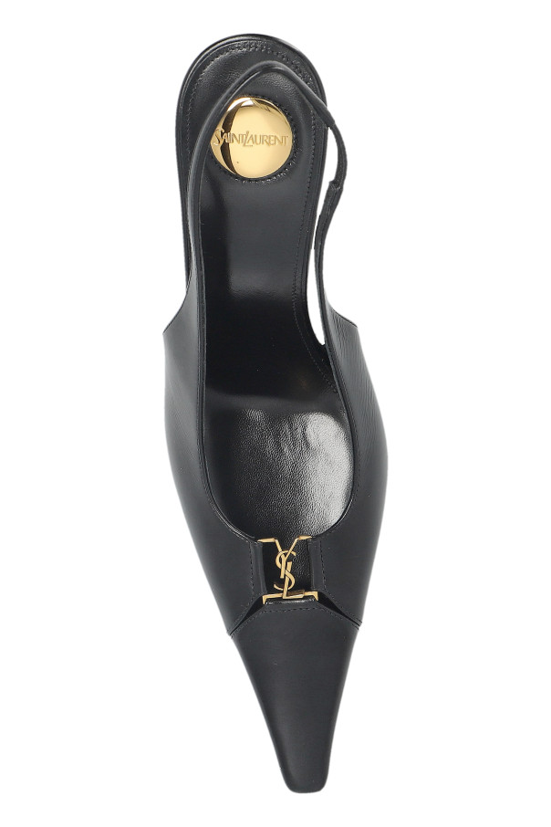 Saint Laurent - Women - 'BABYLONE' heeled shoes - Black thumbnail 6