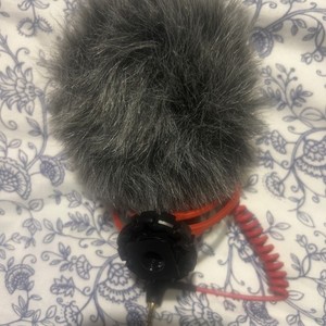Rode VideoMicro Compact On-Camera Mic + Shock Mount, Cable & Furry Windshield