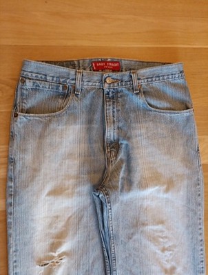 Vintage Levis 579 Jeans Men's 33x29 Blue Baggy Fit Straight Leg