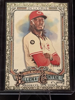 2025 Topps Allen & Ginter - Elly De La Cruz #133 Gold Foil Filagree /50