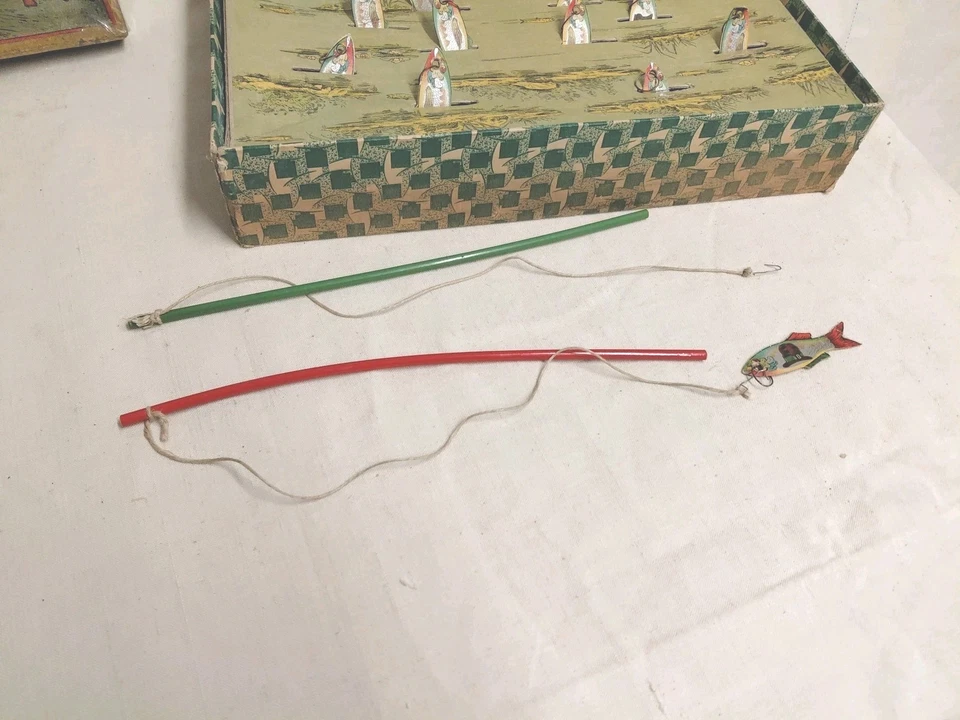 Ancien jeu d'adresse - " La PÊCHE MIRACULEUSE "  - ATLAS  Paris - Photo 4/4