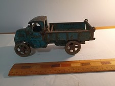 ANTIQUE VINTAGE ARCADE CAST IRON MACK DUMP TRUCK C 248