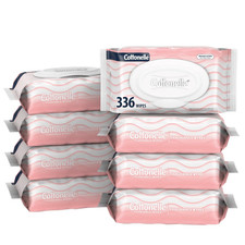 Cottonelle Fragrance Free Flushable Wet Wipes, Adult Wet Wipes, 8 Flip-Top Packs