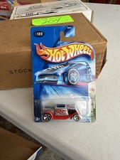 Hot Wheels Tat Rods Red Silver Black Diecast Car 1:64 Unopened Box