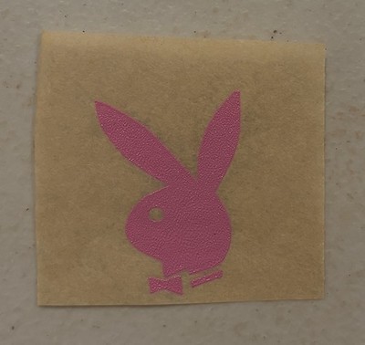 Original Vintage Playboy Bunny Mini Iron On Transfer