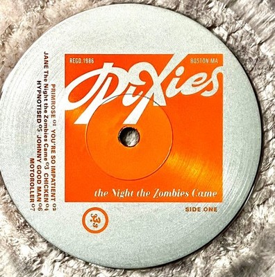 PIXIES The Night The Zombies Came Vinyl Clear Violet Smoke LP SIGNED PRINT New