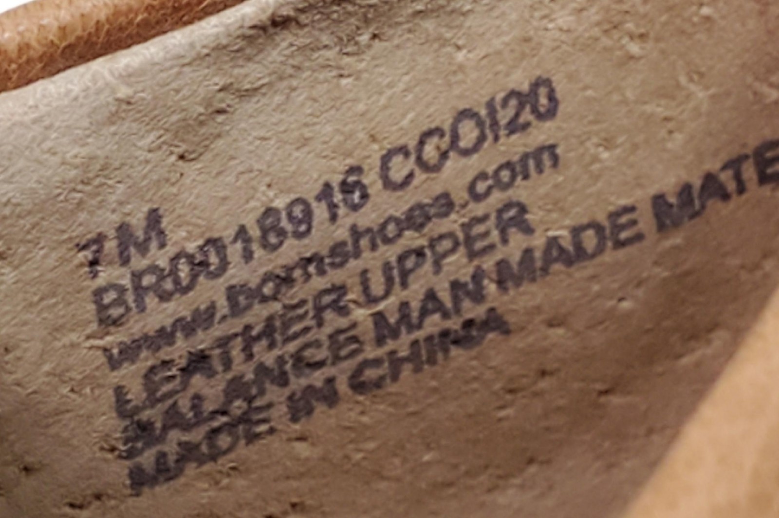 Born Handcrafted Footwear Woman’s Flat Shoes Brown Leather Size 7 M