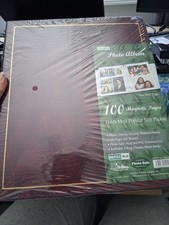 PIONEER 100 Fast-Stick Pages Magnetic White Photo Album Style No. LM-100 New