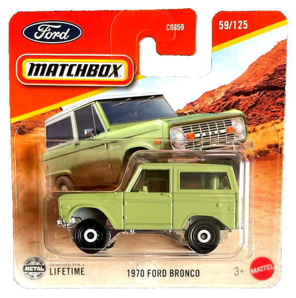 Matchbox 1970 Ford Bronco 59/125 2025 1:64 Modellauto Spielzeug Usa Truck 4X4-image