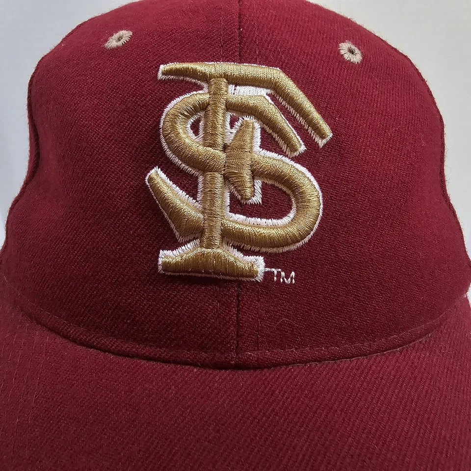 Vtg Florida State Mens Cap 100%Zephyr Wool Signed Coach Bobby Bowden Mens 7 1/8 - Image 3 of 4