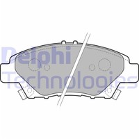 Delphi BremsbelÄGe Satz Vorderachse Passend FÜR Honda City Civic CR-Z Insight