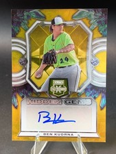 Ben Kudrna: Auto RC; #1/10; SSP; 2023 Panini Elite Extra GOLD HG-BKD; Bookend