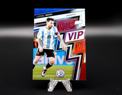 2025 Panini National Convention - Lionel Messi #58 Red White & Blue Prizm /25
