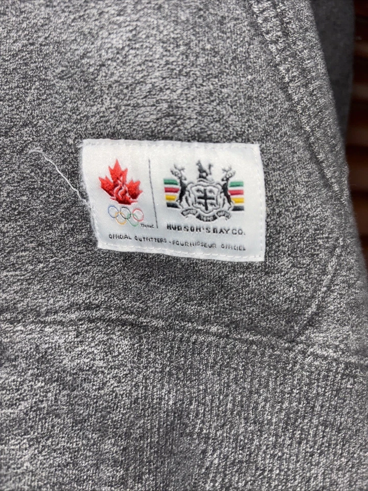 TEAM CANADA 2010 OLYMPIC GRIS CREMALLERA COMPLETA SUDADERA NIÑO 7/8 Foto 2 de 4