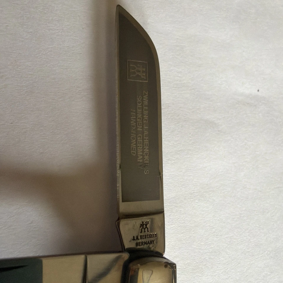 Zwilling J.A. Henckels Solingen Escudo Rojo 4 Hojas Forjado a Mano Ciervo Congreso  Foto 3 de 4