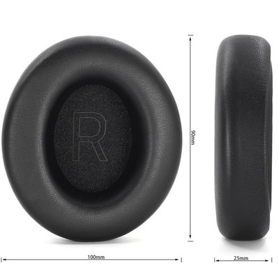 Für Razer V4 V4X V4Pro Kitty V2 Pro kompatible Ohrpolster Protein Leder schwarz