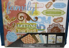 34 Pc  Me & My Big Ideas FAMILY Scrapbook Kit We Are Blessed NEW
