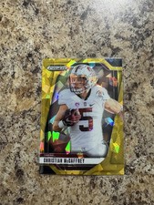 2025 Panini Prizm Draft Picks - Christian McCaffrey #194 Gold Ice Prizm