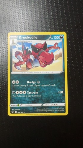 Krookodile 109/185 Rare Vivid Voltage Pokemon Near Mint