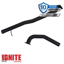 3" DPF Back Exhaust For Ford Ranger Next Gen V6 3L Exhaust Stainless Pipe Only