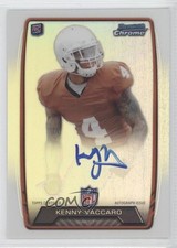 2013 Bowman Rookie Chrome Refractor Auto Kenny Vaccaro #RCRA-KV Auto 0v1