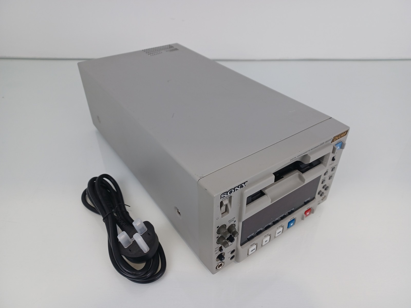 Sony DSR-1500AP Digital Video Cassette Recorder DVCAM Not Working + Knob missing