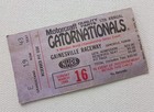 NHRA GATORNATIONALS VINTAGE 1986 GAINSVILLE FLORIDA DRAG RACING TICKET STUB