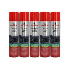 5x NIGRIN Cockpit Spray Zitronen Duft Cockpit Pflege Reiniger Kfz Auto 400ml
