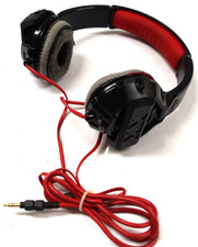 JVC XX Xtreme Xplosives Bass Over Ear Wired Headphones Black Red WORKING E123