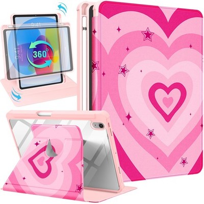 Y2K Aesthetic 360° drehbare Smart Folio Hülle für iPad Mini 6 A17 Pro - Neu