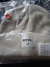 Staple Cream Beanie One Size Unisex