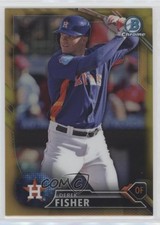 2016 Bowman Draft Chrome Top Prospects Gold Refractor 40/50 Derek Fisher a6i