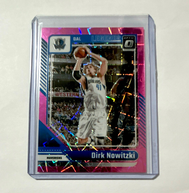 Panini 2024-25 Donruss Optic Legends Dirk Nowitzki Pink #247 Mavericks 71/79