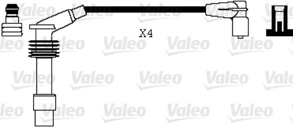 Valeo ZüNdleitungssatz 346074 FüR T92 Vectra J89 Corsa CC Astra Classic S93 Opel-image